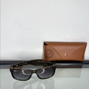 Ray-Ban Sun Glasses Fram Only Polished Havana & Case